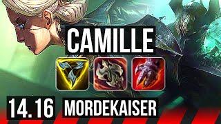 CAMILLE vs MORDEKAISER (TOP) | 13/3/13, Godlike | EUW Master | 14.16