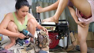 TIMELAPSE | 120 DAYS: The Girl Who Repairs Gasoline Engines, Diesel Engines, Agricultural Machinery