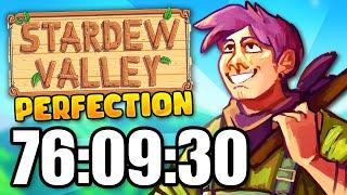 How fast can I get 100% completion in Stardew Valley?