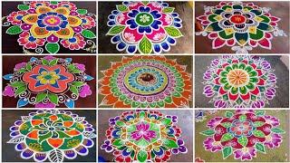 Big rangoli designs/sankranthi muggulu 2025/Pongal rangoli designs 2025/Pongal kolam 2025#rangoli