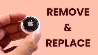 How To Remove and Replace AirTag Battery