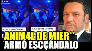 LUCHO CÁCERES EXPLOT4 CONTRA CHOFER DE BUS Y ARMA BRONC4Z4 EN PLENA CALLE