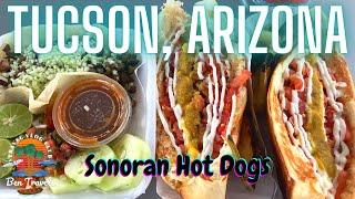 Eating Sonoran Hot Dog at Ruiz Hot Dogs Los Chipilones in Tucson Ariona | Best Sonoran Hot Dogs?