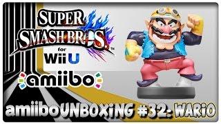 Amiibo Unboxing #32: Wario + Super Smash Bros. U Features