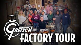 Tour The Gretsch Drum Factory with Pro Drummer Stanton Moore!