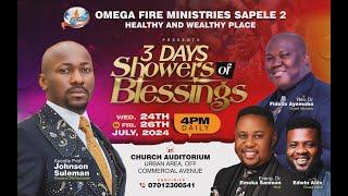 SHOWERS OF BLESSING WITH REV DR FIDELIS AYEMOBA - DAY 1, 24TH JULY, 2024.