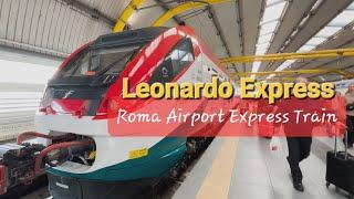 Leonardo Express Roma Termini to Fiumicino Airport | Italy Train Trip