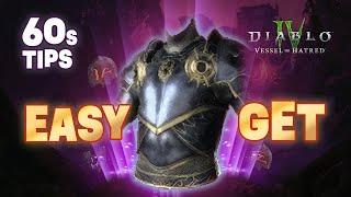 Easy Tyrael's Might Grab! | Diablo 4 Vessel of Hatred Mythics Crafting Quick Guide