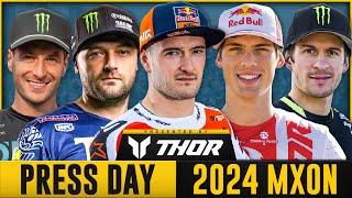 2024 Motocross of Nations | Press Day ft. Herlings, Webb, Prado