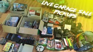 Live Garage Sale Pickups - My Best Day Ever? Amazing SNES Haul...