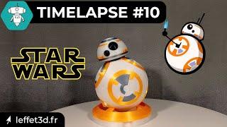 L'Effet 3D - Timelapse Spécial Star Wars - Impression 3D de BB8 sur la Ender 3