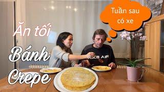 Ăn bánh crepe, Andi vét sạch đĩa. Mig có anh chồng dễ nuôi  Cuộc sống ở Đức