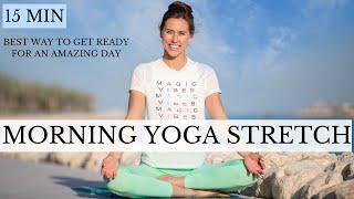 15 min Morning Yoga Full Body Stretch