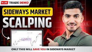 Sideways Market Scalping : Live Demo for Beginners | Intraday Trading In Sideways Market