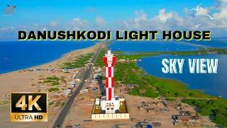 Sky View of Danushkodi Beach Light Houseat Pamban island️ | Best Tourist Place in India