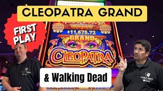 CLEOPATRA GRAND  Our Thoughts and Play Through + The Walking Dead Slot