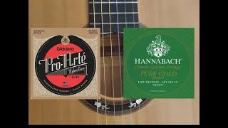 D' Addario EJ45 VS Hannabach PURE GOLD  825 LT