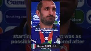 Giorgio Chiellini speaks fluent English. Praises Donnarumma ,compares him to Buffon