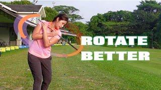 Rotate to a Better Golf Swing - Golf with Michele Low