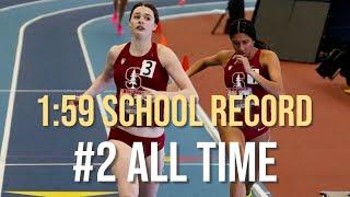 Roisin Willis and Juliette Whittaker Battle to the Line for School Record, #2 and #3 All-Time 800m
