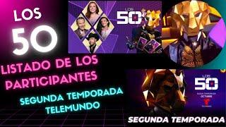 LISTADO CONFIRMADO DE LOS PARTICIPANTES QUE ESTARAN EN LOS 50 Telemundo 2024 #los50 #telemundo