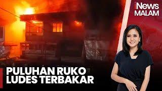 21 Ruko di Pasar Sungai Durian, Sintang, Kalimantan Barat, Ludes Terbakar  - iNews Malam 15/09