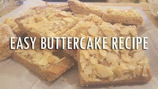 Easy Buttercake (with flaked Almonds) Recipe