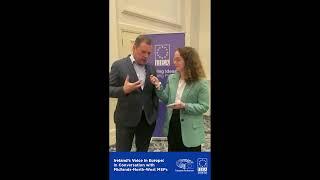 Barry Cowen MEP Clip with IIEA Researcher Emma Richardson at 'Ireland's Voice in Europe' in Galway