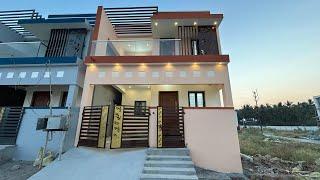 1400SQFTல் காம்ப்பக்ட DESIGN செய்யப்பட்ட  3BHK வீடு 8667793596 | NORTH FACING HOUSE 1.25KM MTP ROAD