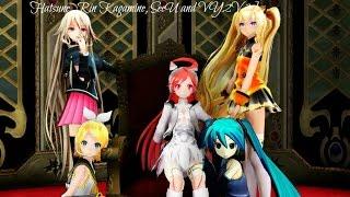 【MMD+Cover】SF-A2 Miki V4 -Madness Of Miss Venomania 【IA, Miku Hatsune, Rin Kagamine, SeeU and VY2V3】