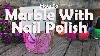 How To Marble With Nail Polish