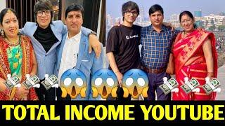 TOTAL INCOME YOUTUBE  // sorab joshi biography// sorabjoshi vlogs  // sorabjoshi vlogs