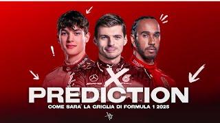 COME SARA’ la griglia di FORMULA 1 2025? - PREDICTION