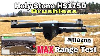 Holy Stone HS175D Drone Range Test (Brushless, 4K, GPS)