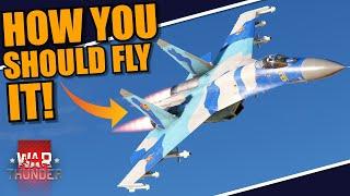 War Thunder - HOW YOU SHOULD be FLYING with the Su-27! (& the MiG-29 too to be honest)