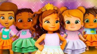 Baby Alive em Português Brasil  Cinco Princesas Pequenas  Vídeos Infantis 