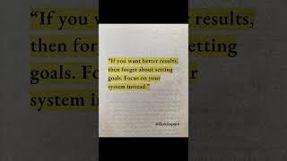 Forget Goals  Focus on Systems  | Success Hack  | Quick Spark