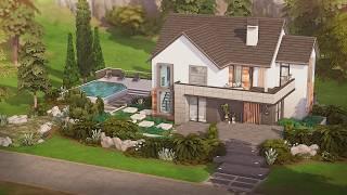 Medium Modern Family Home  | The Sims 4 Speed Build