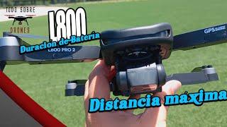 Pte 2 Drone L800 Cuánto Puede Volar? Prueba de DISTANCIA máxima y BATERÍA  mejor que el L900