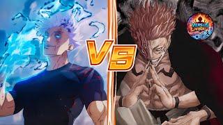 Gojo Satoru (MANGA) Vs Ryomen Sukuna (HEIAN ERA) REMATCH! - Jujutsu Kaisen Mugen V7