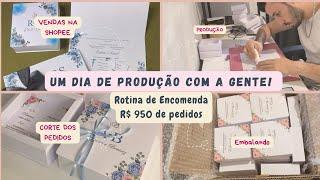 Rotina de Encomendas   | Um dia de produção pedidos comigo ️  VÍDEO NOVO