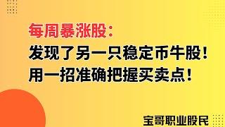 每周暴涨股：发现了另一只稳定币牛股！用一招准确把握买卖点！06142025 #美股投资 #技術分析 #美股解读 #美股 #美股入门 #美股投资 #比特币 #技術分析 #加密貨幣 #數字貨幣 #抄底