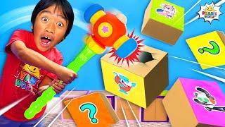 Smash box mystery Challenge with one hour kids video!
