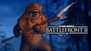 Star Wars Battlefront 2 - Funny Moments #12 Ewok Hunt