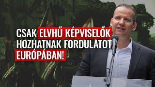 Csak elvhű képviselők hozhatnak fordulatot Európában!