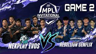 REBELLION GENFLIX WINNING MOMENT vs NXPEVOs |MPL Invitational Group Stage GAME 2