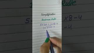 #Maths Simplification Video#Bodmas Rule#Maths Short video#