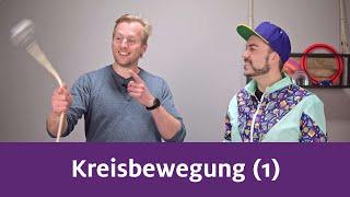 Kreisbewegung Teil 1 (Grundbegriffe, Umlaufdauer, Frequenz, Beispiele)