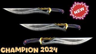 Valorant leaks Champion 2024 knife skin's