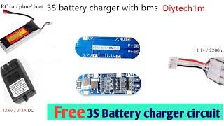 Charge your 3S Battery | LiPo for RC plane Car | BMS module charger